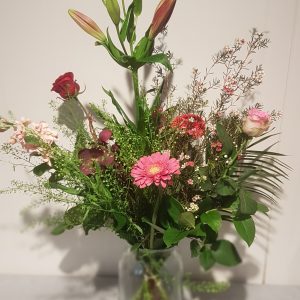 Plukboeket rood/roze